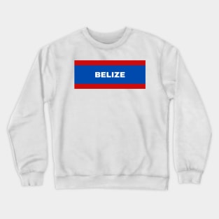 Belize Flag Colors Crewneck Sweatshirt